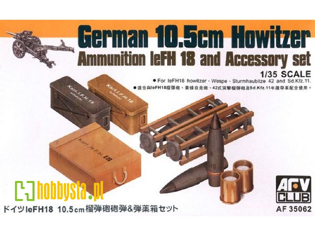 German 10.5 cm Ammo & Accessories - zdjęcie 1 German 10.5 cm Ammo & Accessories - zdjęcie 1