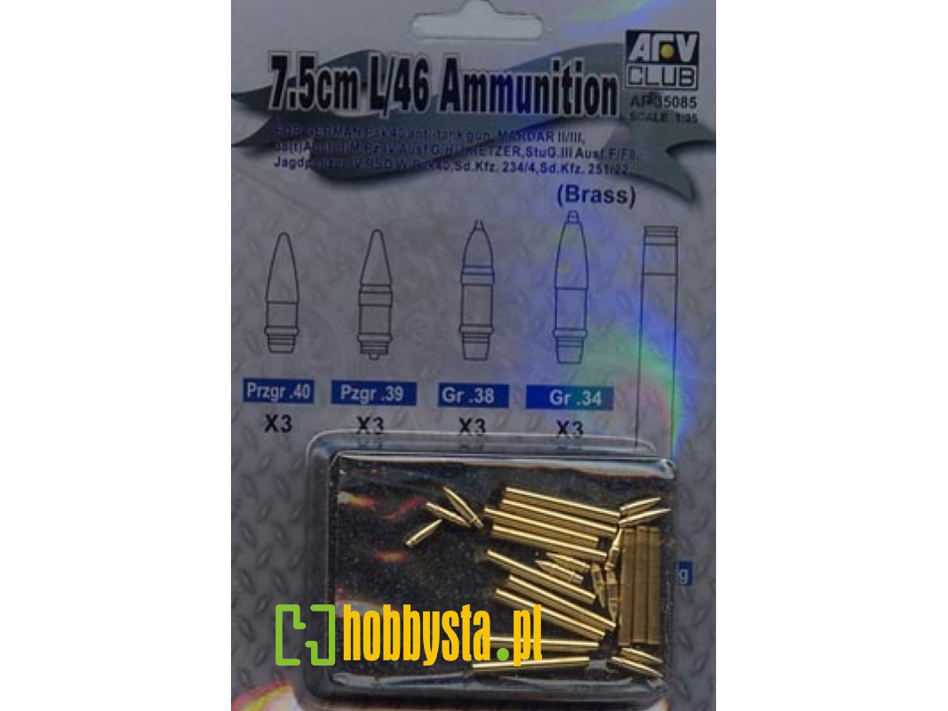 7.5 cm L/46 Ammunition - zdjęcie 1 7.5 cm L/46 Ammunition - zdjęcie 1