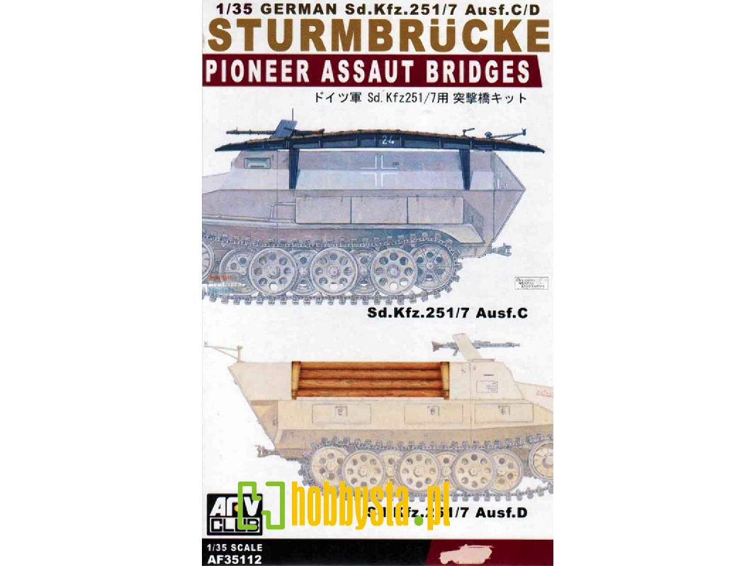 Upgrade - Pioneer Assault Bridges for Sd.Kfz. 251 C or D - zdjęcie 1 Upgrade - Pioneer Assault Bridges for Sd.Kfz. 251 C or D - zdjęcie 1