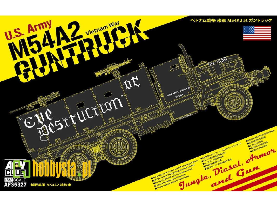 Us Army M54a2 Guntruck (Vietnam War) - zdjęcie 1 Us Army M54a2 Guntruck (Vietnam War) - zdjęcie 1