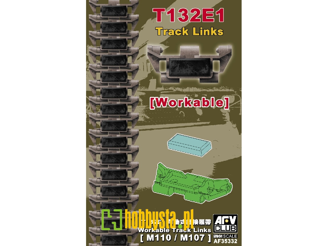 M110/107 T132e1 Workable Track Links - zdjęcie 1 M110/107 T132e1 Workable Track Links - zdjęcie 1