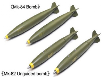 Air-to-ground Weaponry Set [a] Us Aircraft Bomb Weapon Set - zdjęcie 3