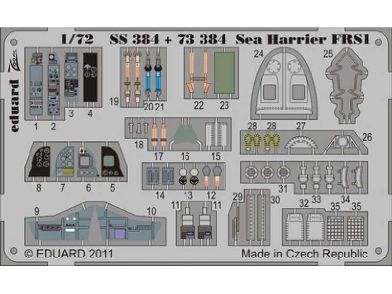  Sea Harrier FRS.1 S. A. 1/72 - Airfix - blaszki - zdjęcie 1