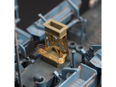 Lst 491 Class Photo-etched Sheets Of Bridge Detail Upgrade Set - zdjęcie 3