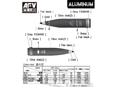 Aluminum 155mm Artillery Shell M1122 & M454 - zdjęcie 1