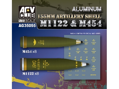 Aluminum 155mm Artillery Shell M1122 & M454 - zdjęcie 2