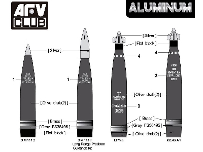 New Aluminum 155mm Artillery Shell Pgk Series - zdjęcie 3
