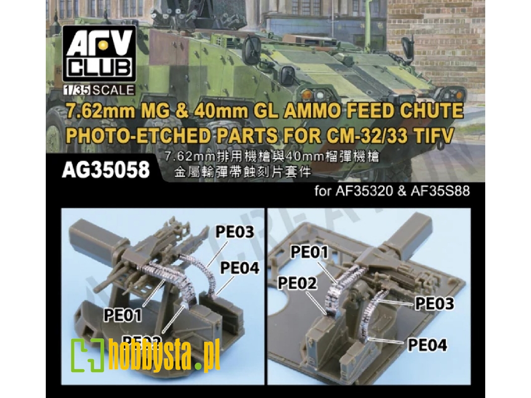 7.62mm Mg & 40mm Gl - Ammo Feed Chute (Pe Parts For Cm-32 / Cm-33 Tifv) - zdjęcie 1 7.62mm Mg & 40mm Gl - Ammo Feed Chute (Pe Parts For Cm-32 / Cm-33 Tifv) - zdjęcie 1