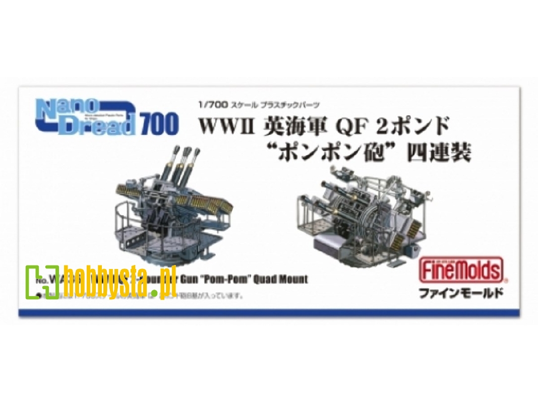 Wwii Royal Navy Qf 2-pounder Naval Pom-pom Gun Quadruple-mount - zdjęcie 1 Wwii Royal Navy Qf 2-pounder Naval Pom-pom Gun Quadruple-mount - zdjęcie 1