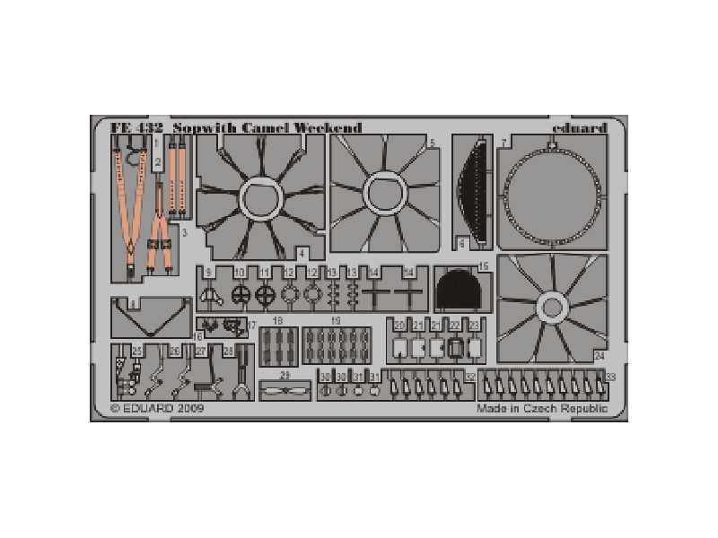  Sopwith Camel 1/48 - Eduard - blaszki - zdjęcie 1