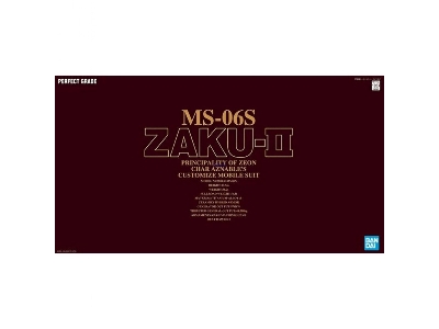 Ms-06s Zaku-ii - Principality Of Zeon Char Aznable's Customize Mobile Suit - zdjęcie 2