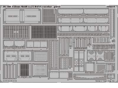  152mm ShkH vz.77 DANA exterior 1/35 - Hobby Boss - blaszki - zdjęcie 3