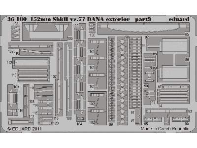  152mm ShkH vz.77 DANA exterior 1/35 - Hobby Boss - blaszki - zdjęcie 4