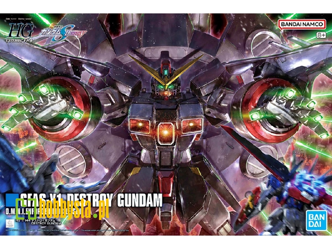 Gfas-x1 Destroy Gundam O.M.N.I. Enforcer Mobile Suit - zdjęcie 1 Gfas-x1 Destroy Gundam O.M.N.I. Enforcer Mobile Suit - zdjęcie 1