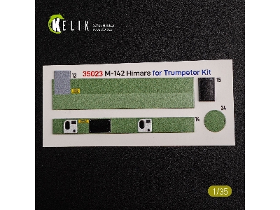 M142 Himars - Interior 3d Decal And Classic Decal For Trumpeter Kit - zdjęcie 3