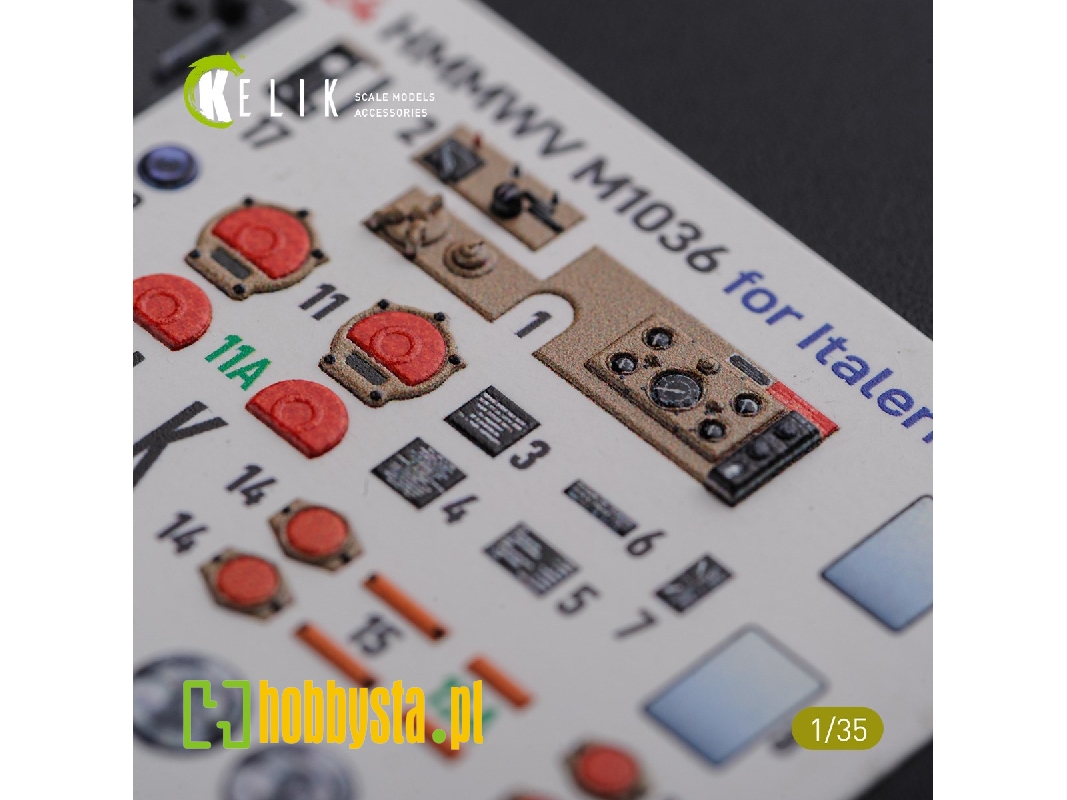 'humvee' Hmmwv M1036 With Tow Desert Version Interior 3d Decal For Italeri Kit - zdjęcie 1