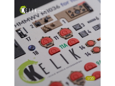 'humvee' Hmmwv M1036 With Tow Desert Version Interior 3d Decal For Italeri Kit - zdjęcie 11