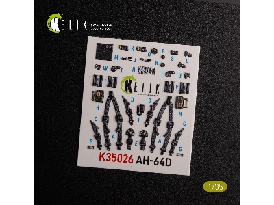 Ah-64d Apache Interior 3d Decals For Meng Kit - zdjęcie 5