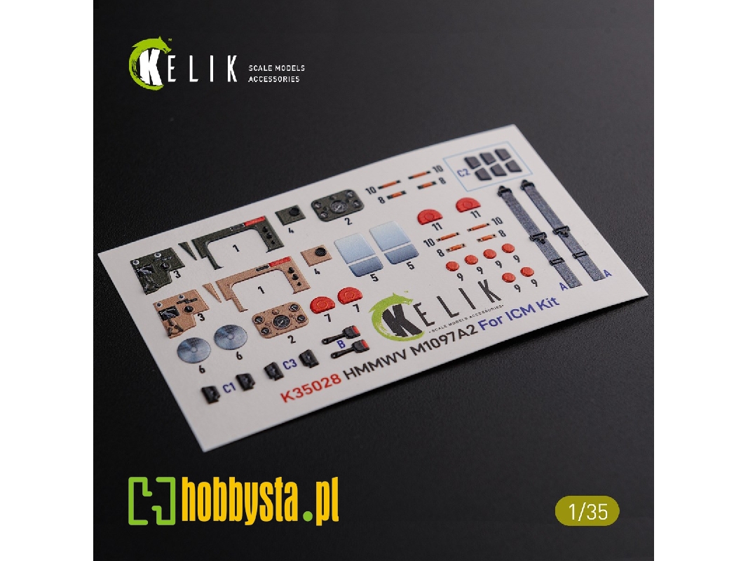 Hmmwv M1097 3d Decal For Icm Kit - zdjęcie 1