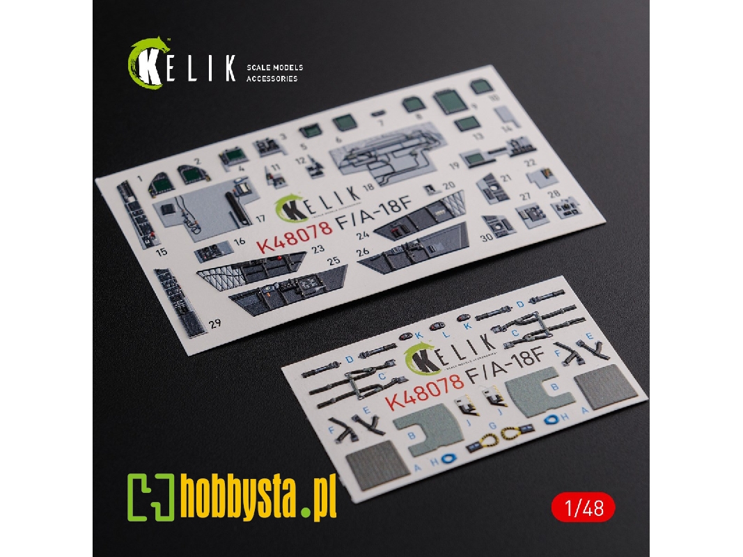 F/A-18f Super Hornet Interior 3d Decals For Meng Kit - zdjęcie 1 F/A-18f Super Hornet Interior 3d Decals For Meng Kit - zdjęcie 1