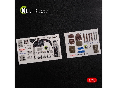 Ki-21 Interior 3d Decals For Icm Kit - zdjęcie 1