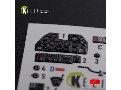 P-40n Interior 3d Decals For Academy Kit - zdjęcie 2