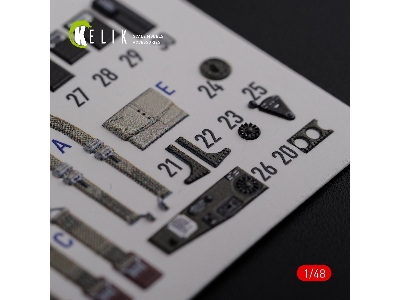 Tbf-1c Interior 3d Decals For Academy Kit - zdjęcie 5