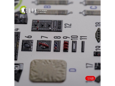 Tbf-1c Interior 3d Decals For Academy Kit - zdjęcie 8