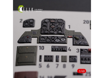 Sbd-2 Dauntless Interior 3d Decals For Academy Kit - zdjęcie 2