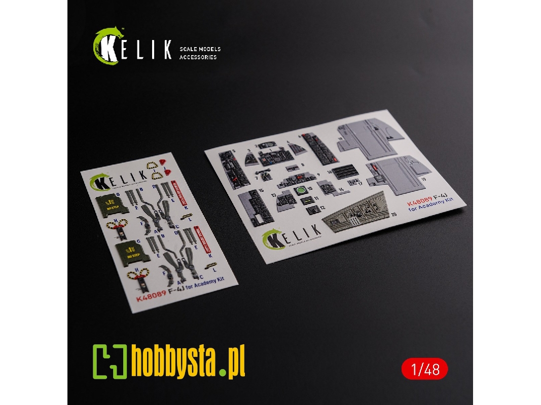 F-4j 'phantom Ii' Interior 3d Decals For Academy Kit - zdjęcie 1 F-4j 'phantom Ii' Interior 3d Decals For Academy Kit - zdjęcie 1