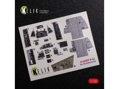 F-4j 'phantom Ii' Interior 3d Decals For Academy Kit - zdjęcie 4