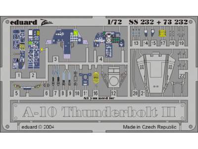  A-10 1/72 - Italeri - blaszki - zdjęcie 1