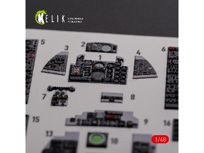F-4j 'phantom Ii' Interior 3d Decals For Academy Kit - zdjęcie 8