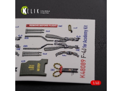 F-4j 'phantom Ii' Interior 3d Decals For Academy Kit - zdjęcie 11