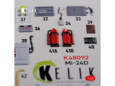 Mi-24d (Hind-d) Interior 3d Decals For Trumpeter Kit - zdjęcie 10