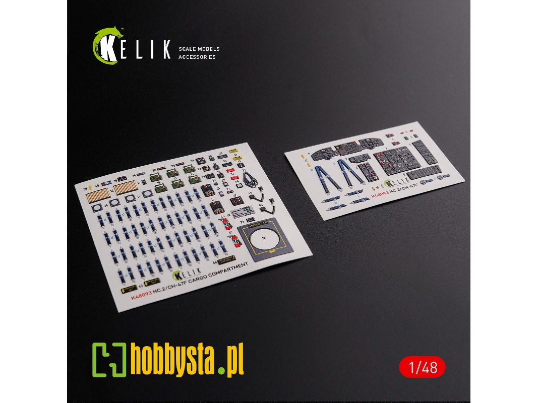 Ch-47f Interior 3d Decals For Italeri Kit - zdjęcie 1 Ch-47f Interior 3d Decals For Italeri Kit - zdjęcie 1