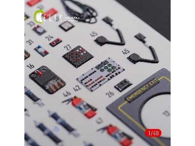 Ch-47f Interior 3d Decals For Italeri Kit - zdjęcie 9