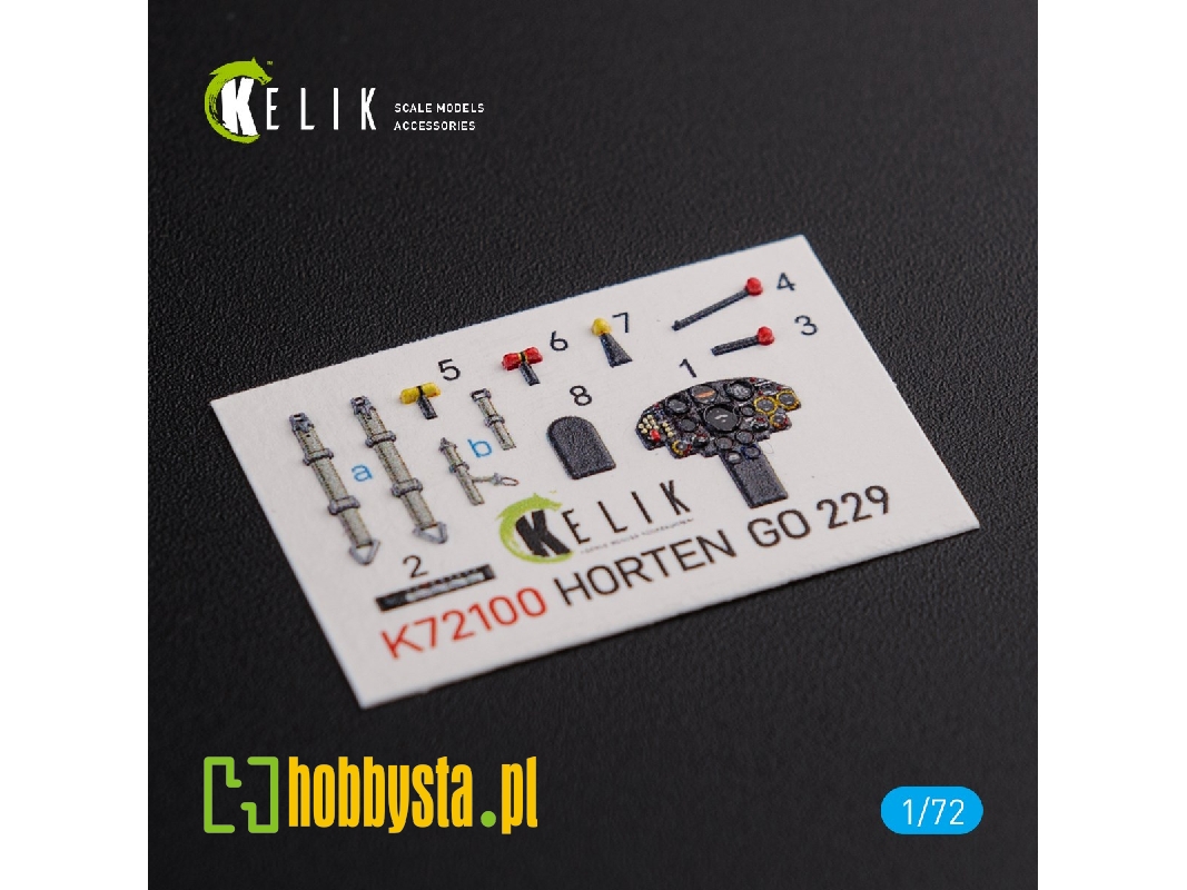 Horten Go 229 Interior 3d Decals For Revell Kit - zdjęcie 1 Horten Go 229 Interior 3d Decals For Revell Kit - zdjęcie 1