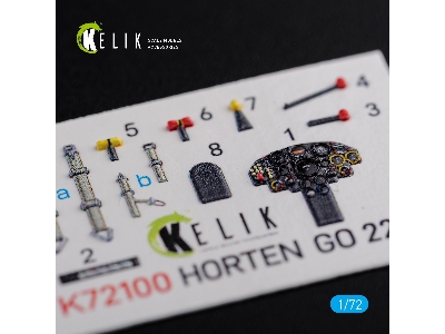 Horten Go 229 Interior 3d Decals For Revell Kit - zdjęcie 2
