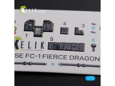 Chinese Fc-1 Fierce Dragon Interior 3d Decals For Trumpeter Kit - zdjęcie 4