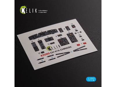 Ch-47a Interior 3d Decals For Trumpeter Kit - zdjęcie 1