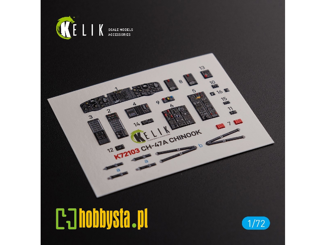Ch-47a Interior 3d Decals For Trumpeter Kit - zdjęcie 1 Ch-47a Interior 3d Decals For Trumpeter Kit - zdjęcie 1