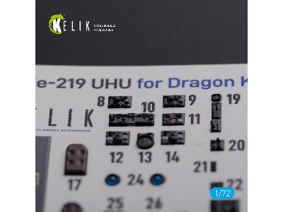 He-219 Uhu Interior 3d Decals For Dragon Kit - zdjęcie 1