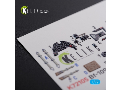 Bf109 G-6 Interior 3d Decals For Tamiya Kit - zdjęcie 2