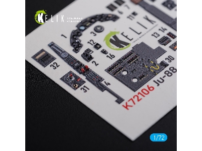 Ju-88 A-1 Interior 3d Decals For Revell Kit - zdjęcie 10