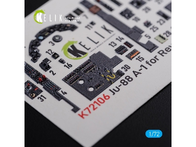 Ju-88 A-1 Interior 3d Decals For Revell Kit - zdjęcie 11