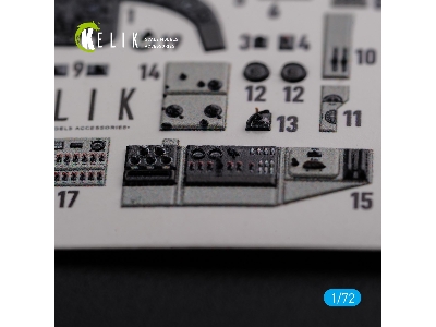 Ki-21 Interior 3d Decals For Icm Kit - zdjęcie 2