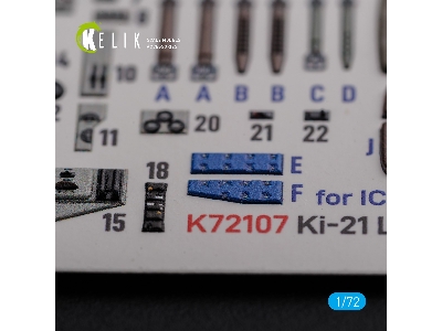 Ki-21 Interior 3d Decals For Icm Kit - zdjęcie 3