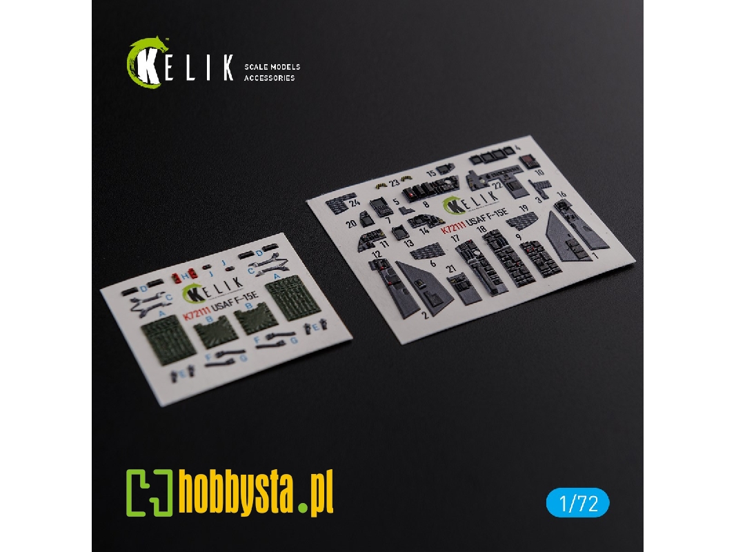 F-15e Interior 3d Decals For Academy Kit - zdjęcie 1 F-15e Interior 3d Decals For Academy Kit - zdjęcie 1