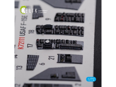 F-15e Interior 3d Decals For Academy Kit - zdjęcie 8